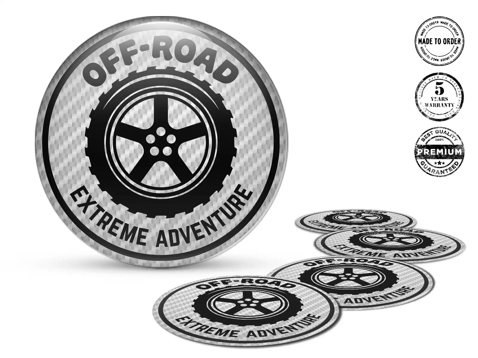 Domed Sticker Style Limited Racing Extreme Drift